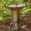 Resin Animal Statue Bird Bath Garden Decor