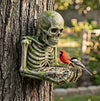 Hanging Resin Tree Face Bird Feeder Garden Decor