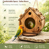 Hanging Wooden Bird House Outdoor Nesting Box