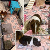 Washable Guinea Pig Fleece Cage Liner Small Animal Absorbent Mat