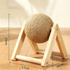 Wooden Stand Sisal Ball for Guinea Pigs