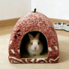 Rabbit Hideout Cave Warm Plush Bunny Bed