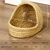 Handmade Straw Rabbit Nesting Box Small Animal Hideout