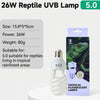 Reptile UVB Lamp Compact Fluorescent Bulb