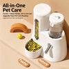 Small Pet 2-in-1 Food Water Feeder Guinea Pig Hamster Water Bottle