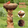 Resin Animal Statue Bird Bath Garden Decor