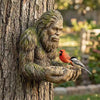 Hanging Resin Tree Face Bird Feeder Garden Decor