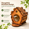 Hanging Wooden Bird House Outdoor Nesting Box
