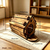 Hanging Wooden Bird House Outdoor Nesting Box