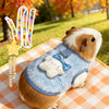Guinea Pig Plush Vest Harness, Small Pet Warm Clothes with Leash