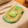Guinea Pig Plush Vest Harness, Small Pet Warm Clothes with Leash