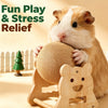 Wooden Stand Sisal Ball for Guinea Pigs