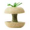 Hamster Apple Core Chew Toy, Natural Grass Foraging Toy