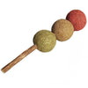 Hamster Apple Core Chew Toy, Natural Grass Foraging Toy