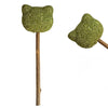 Hamster Apple Core Chew Toy, Natural Grass Foraging Toy