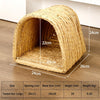 Handmade Straw Rabbit Nesting Box Small Animal Hideout