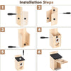 Outdoor Wooden Bird House for Garden